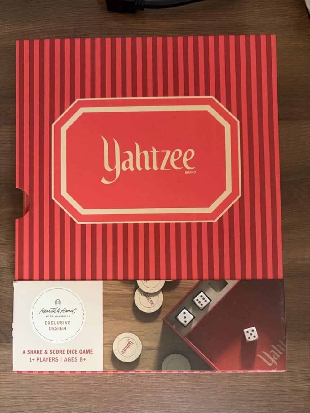 Brand New Hearth & Hand Yahtzee